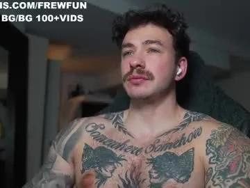 frewfun — Cumshow?! Let's have some fun!<3 (5) #cum #pvt #muscle #tattoo #dom