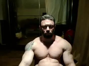 stevebulkzor — competing in 42 days nude flexing in pvt 18/min #muscle #bigcock #strip #beard #cum