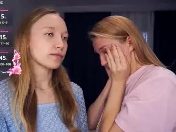 tobicovitt — GOAL: Want see our ahegao? [35 tokens remaining] Hello! We are Mary and Lilly! Let's shine with us! #new #couple #18 #shy #blonde