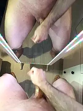 PerfectBisex — Cumshot on the mirror /aynaya boal 