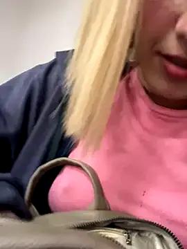 SweetBunnyGF — Pinch nipples on the shirt in mall